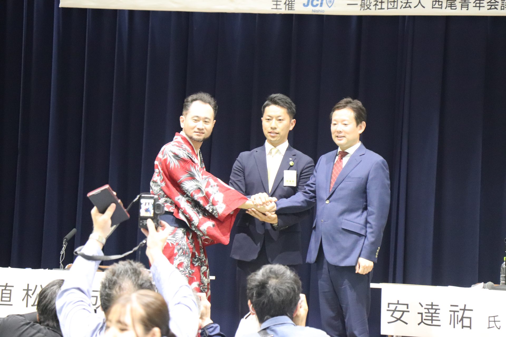 ２０２５年６月度事業「西尾市長選挙公開討論会～共に西尾の未来を考えよう～」